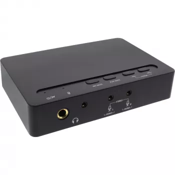 InLine USB 2.0 SoundBox 7.1 48KHz / 16 bit išorinė garso kortelė