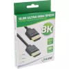InLine Slim Ultra High Speed HDMI laidas M/M 8K4K auksuotas juodas 0,3 m