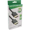 InLine Slim Ultra High Speed HDMI laidas M/M 8K4K auksuotas juodas 2m