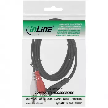 InLine garso kabelis 2x RCA (patinas) / 3,5 mm stereo (patinas) 7 m
