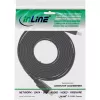 InLine plokščias HDMI kabelis High Speed su Ethernet, auksuoti kontaktai, juodas, 3 m