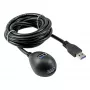 InLine USB 3.2 Gen.1 ilginimo laidas USB A kištukas / A lizdas + maitinimas, su stovu, juodas, 3 m