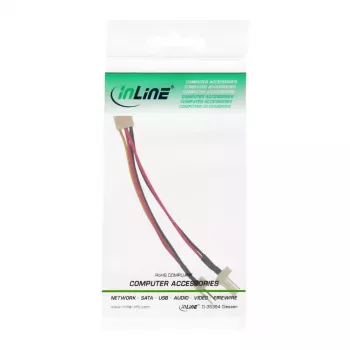 InLine Ventiliatorių Y-Adapteris 3pin Molex moteriškas / 2× 3pin Molex vyriškas 100 vnt.