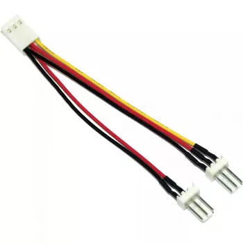 InLine Ventiliatorių Y-Adapteris 3pin Molex moteriškas / 2× 3pin Molex vyriškas 100 vnt.