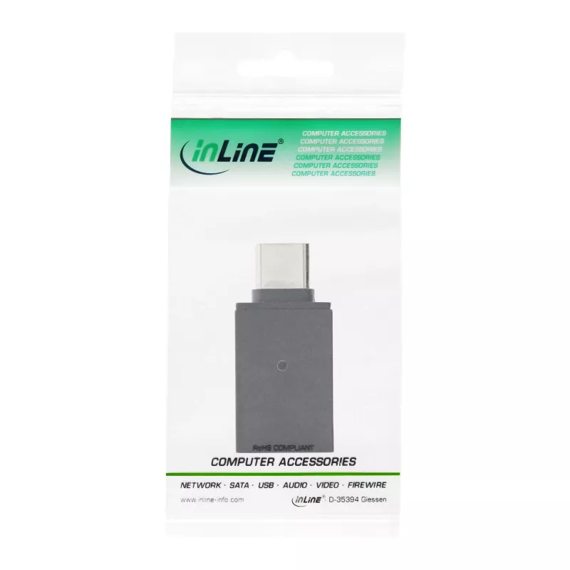 InLine USB 3.2 Gen.2 adapteris, USB-C kištukas į USB-A lizdą, OTG