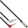 InLine Slim Audio lėktuvo sėdynės adapteris 2x 3,5 mm kištukas į 1x lizdą, 0,15 m