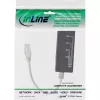 InLine 4 krypčių telefono prievado skirstytuvas, RJ45 kištukas į 4× RJ45 lizdus, 0,15 m