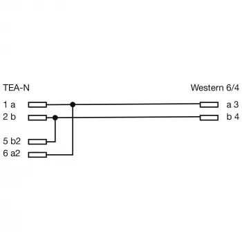 InLine TAE-N kabelis TAE-N / RJ11 adapteris 6P2C su tilteliu 3 m
