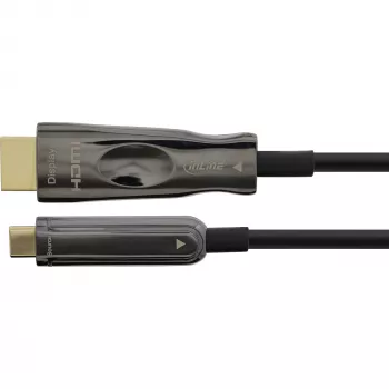 InLine USB Display AOC laidas, USB-C (vyriškas) – HDMI (vyriškas), DP Alt Mode, 50 m