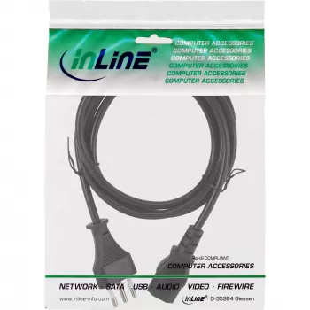 Maitinimo laidas InLine (Italijos CEE 7/7) į 3 kontaktų IEC C13, 0,5 m, 250 V 10 A