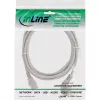 InLine maitinimo laidas, CEE 7/7 kampuotas / 3 kontaktų IEC C13 kištukas, pilkas, 1 m