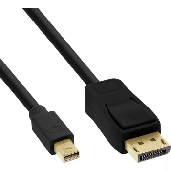 InLine Mini DisplayPort į DisplayPort laidas juodas 1 m