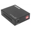 Intellinet Gigabit PoE+ medijos keitiklis, 1 x 1000Base-T RJ45 prievadas į 1 x SFP prievadą, PoE+ injektorius