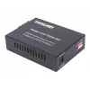 Intellinet Gigabit PoE+ medijos keitiklis, 1000Base-T RJ45 prievadas į 1000Base-LX (SC) vienmodį, 20 km, su PoE+ įpurškimu