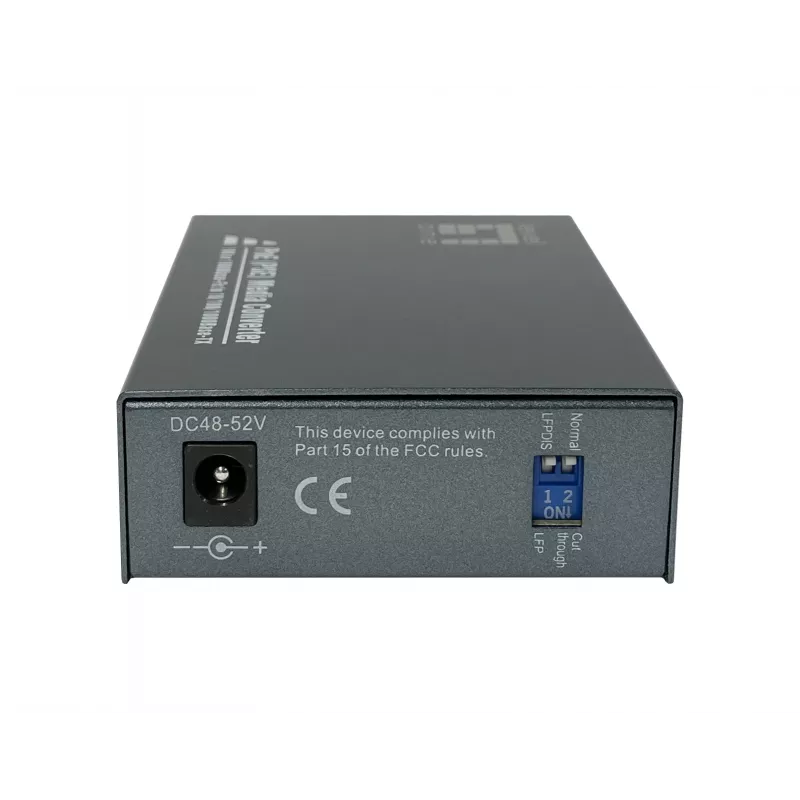 Levelone RJ45 į SC Gigabit medijos keitiklis, PoE PSE, daugiamodis pluoštas, 0,5 km