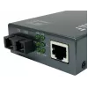 Levelone RJ45 į SC Gigabit medijos keitiklis, PoE PSE, daugiamodis pluoštas, 0,5 km