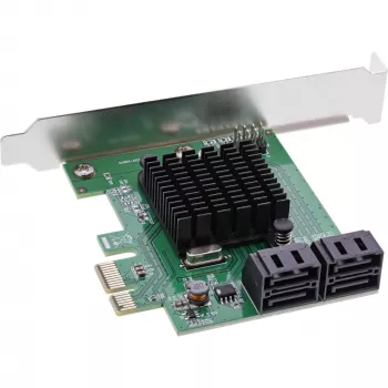InLine SATA 6Gb/s valdiklis su 4x SATA, PCIe 2.0