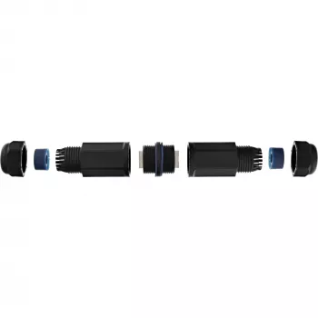 InLine Cat.6 mova, vandeniui atspari IP67, 2x RJ45 F/F, 1:1