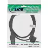 InLine maitinimo laidas, CEE7/7 kampuotas į C15 tiesų, 3 x 1 mm², juodas, 2 m