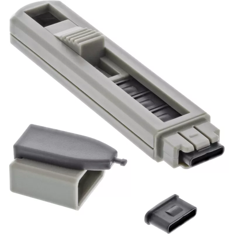 InLine 12 vnt. papildymo rinkinys USB-C prievadų blokatoriams 55724