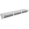 Intellinet skydinis pataisų skydelis, Cat6a, FTP, 24 prievadai, 1U, 90° viršutinis įvedimas, pilka