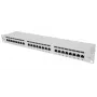 Intellinet skydinis pataisų skydelis, Cat6a, FTP, 24 prievadai, 1U, 90° viršutinis įvedimas, pilka