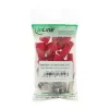 InLine RJ45 8P8C ekranuota jungtis su laidų įvedikliu ir lenkimo apsauga, raudona