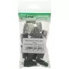 InLine RJ45 8P8C ekranuotas užspaudžiamas lizdas su laidų kreiptuvu ir apsauga nuo lenkimo, pilkas