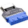 InLine USB 3.0 pagrindinės plokštės į USB 3.2 Type-E Key-A vidinis adapteris