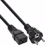 InLine maitinimo laidas 16A CEE 7/7 tiesus / IEC320 C19 3m