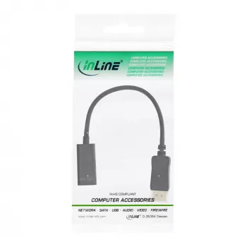 InLine DisplayPort į HDMI adapteris su garsu 17198E