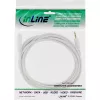 InLine garso ilginimo laidas, 3,5 mm M/M, baltas/auksinis, 10 m