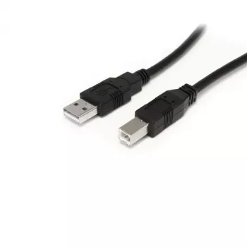 StarTech.com 9 m (30 pėdų) aktyvus USB 2.0 A į B laidas, 9 m, USB A, USB B, USB 2.0, 0.48 Gbit/s, juodas