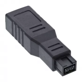 InLine FireWire 400 / 800 1394b adapteris 6 kontaktų (motina) į 9 kontaktų (tėvas)
