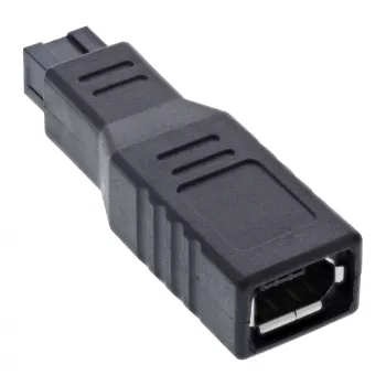 InLine FireWire 400 / 800 1394b adapteris 6 kontaktų (motina) į 9 kontaktų (tėvas)
