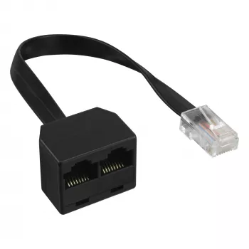 InLine ISDN skirstytuvas 1->2, 1x RJ45 kištukas / 2x RJ45 lizdai (8P8C), be rezistorių