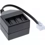 InLine TAE Vokietijos adapterio kabelis RJ11 6P4C kištukas į TAE NFN lizdą 69942A