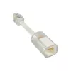 InLine Twist-Stop apsauga nuo susisukimo telefono ragelio laidui, permatoma + laidas
