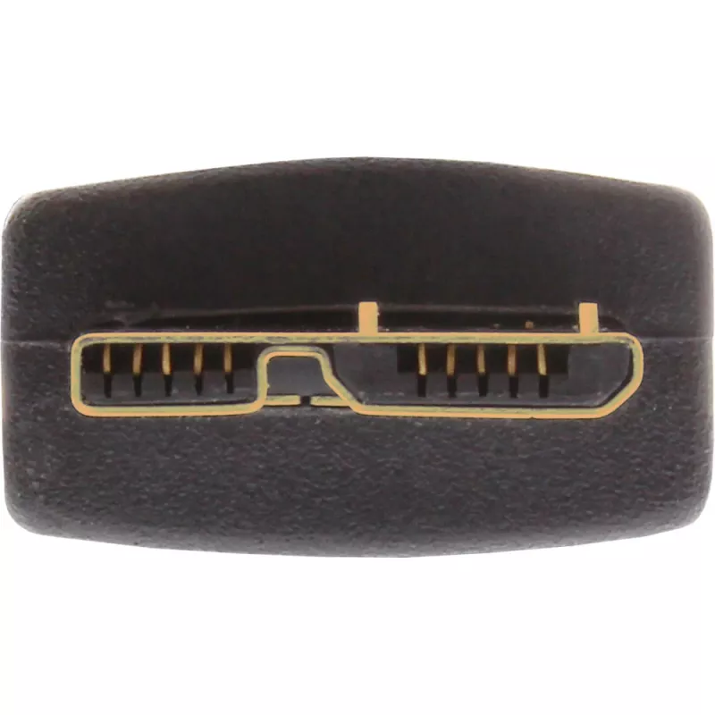InLine USB 3.2 Gen.1 laidas Type A kištukas / Micro B kištukas, juodas, 0,5 m