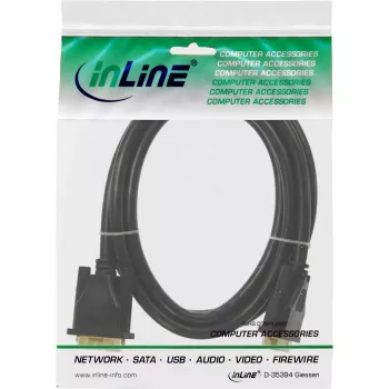 InLine DVI-D laidas Premium 24+1 kištukas / kištukas Dual Link auksuotas 5m