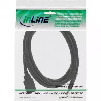 InLine USB 3.2 Gen.1 laidas, A tipo kištukas / B tipo lizdas, juodas, 2,5 m