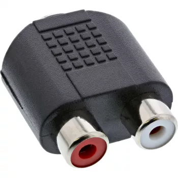 InLine garso adapteris 3,5 mm lizdas (motina) stereo į 2x RCA (motina) 99346