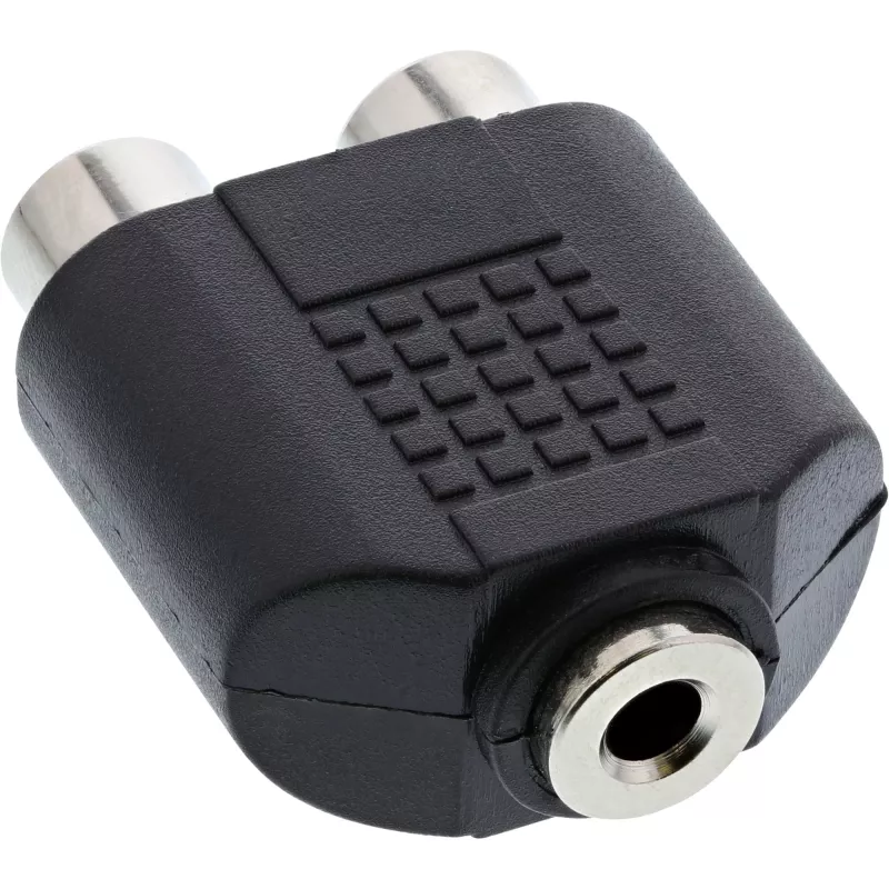 InLine garso adapteris 3,5 mm lizdas (motina) stereo į 2x RCA (motina) 99346