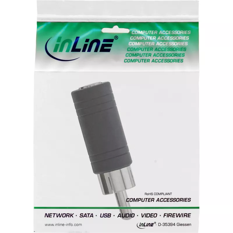 InLine garso adapteris RCA kištukas / 3,5 mm mono lizdas 99325
