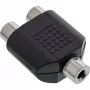 InLine 99338 garso adapteris 3,5 mm lizdas mono / 2x RCA lizdas