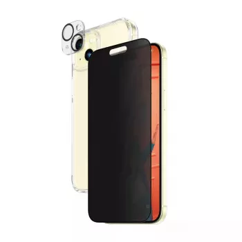 PanzerGlass Privacy 3-in-1 Pack iPhone 15 Plus grūdintas stiklas