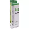InLine kištukinis lizdas, 5 jungtys CEE 7/3, su apsauga ir USB QC3.0 baltas