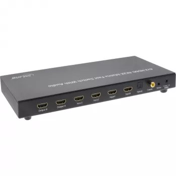 InLine HDMI matricinis perjungiklis, 4K2K, 4 įėjimai į 2 išėjimus