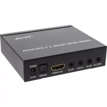 InLine HDMI garso ištraukiklis, 4K2K HDMI įvestis