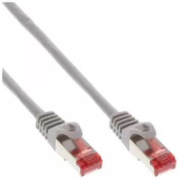 InLine Patch Laidas S/FTP PiMF Cat.6 250MHz varis halogenidė pilka 50m